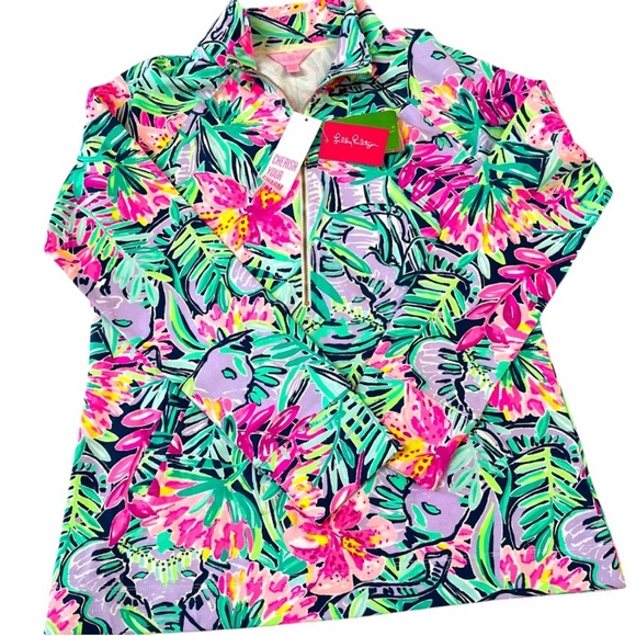 Lilly Pulitzer Skipper Popover Multi Slathouse Soirée M NWT - Picture 4 of 10